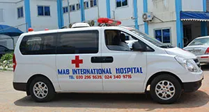 Emergency Unit at MAB International Hospital Accra
